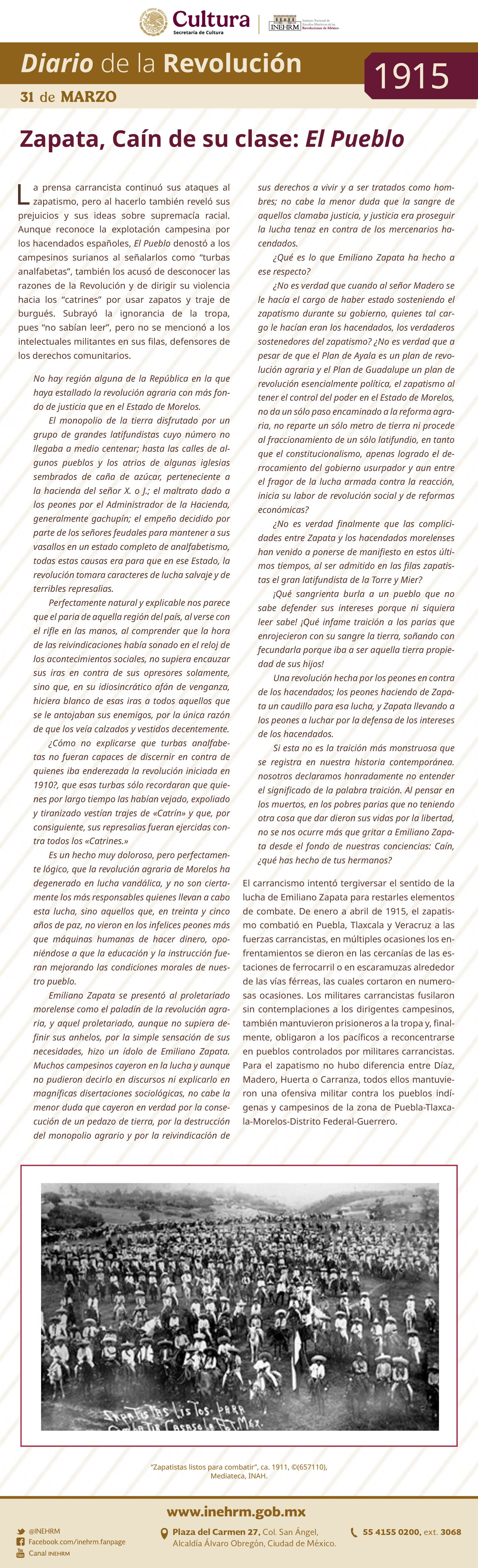 31 de marzo 1915