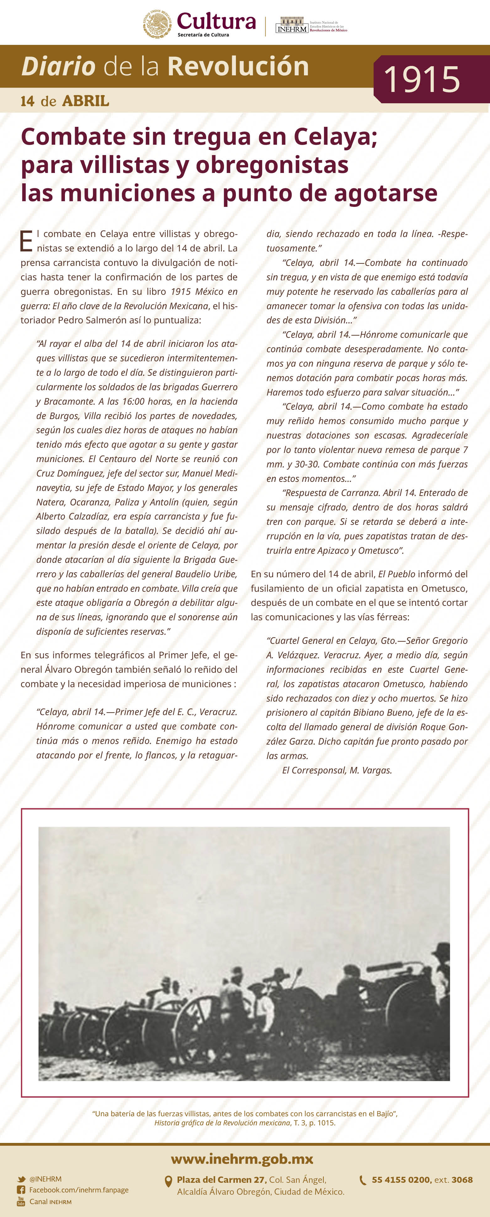 14 de abril 1915
