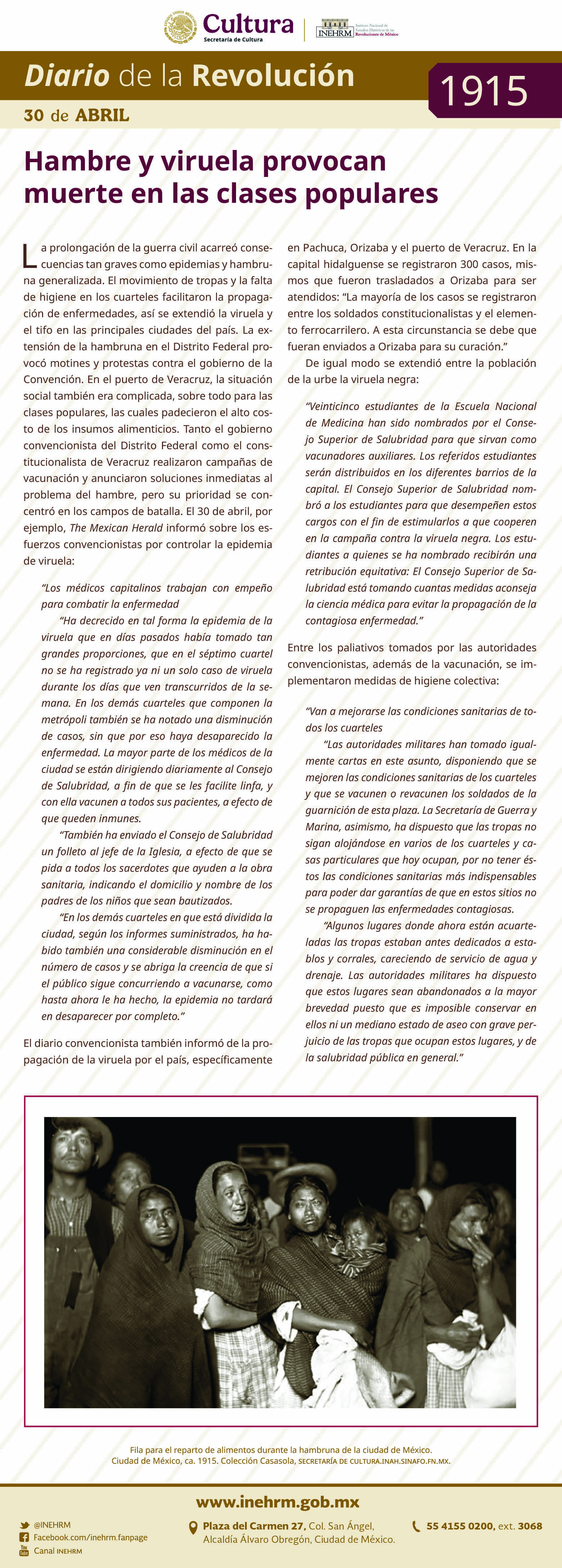 30 de abril 1915