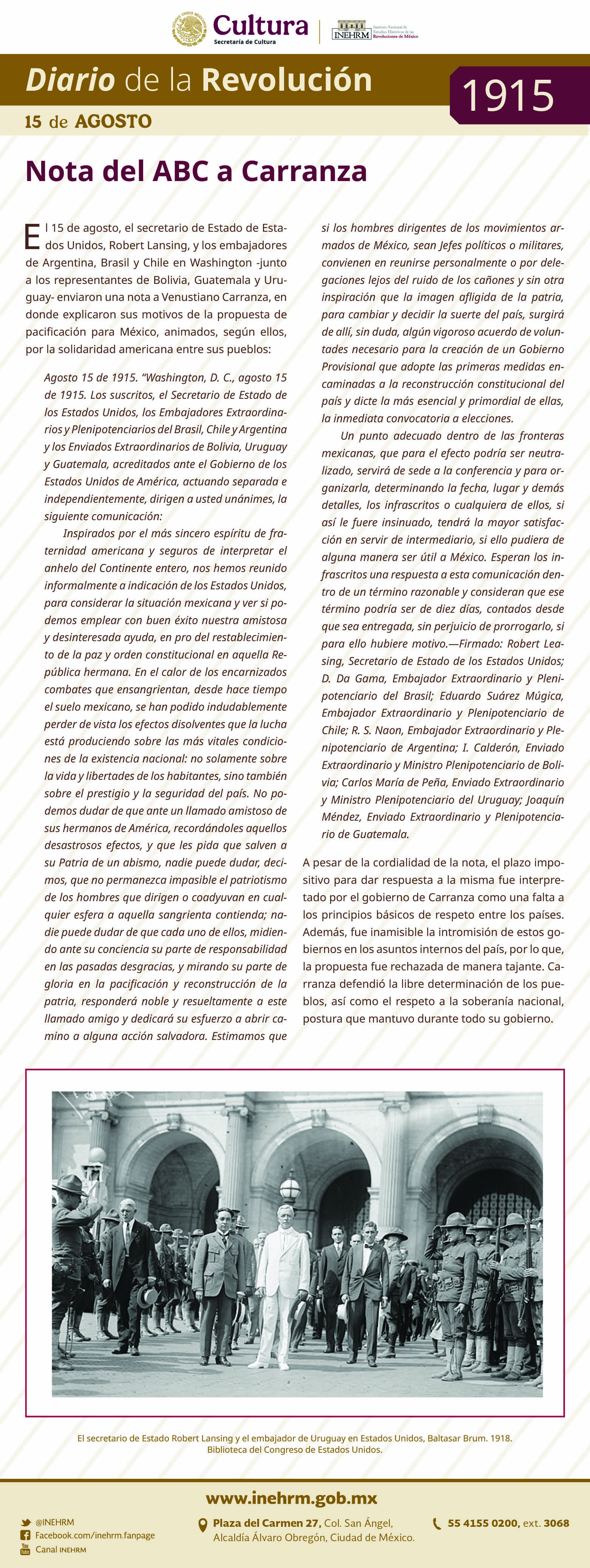 15 de agosto 1915