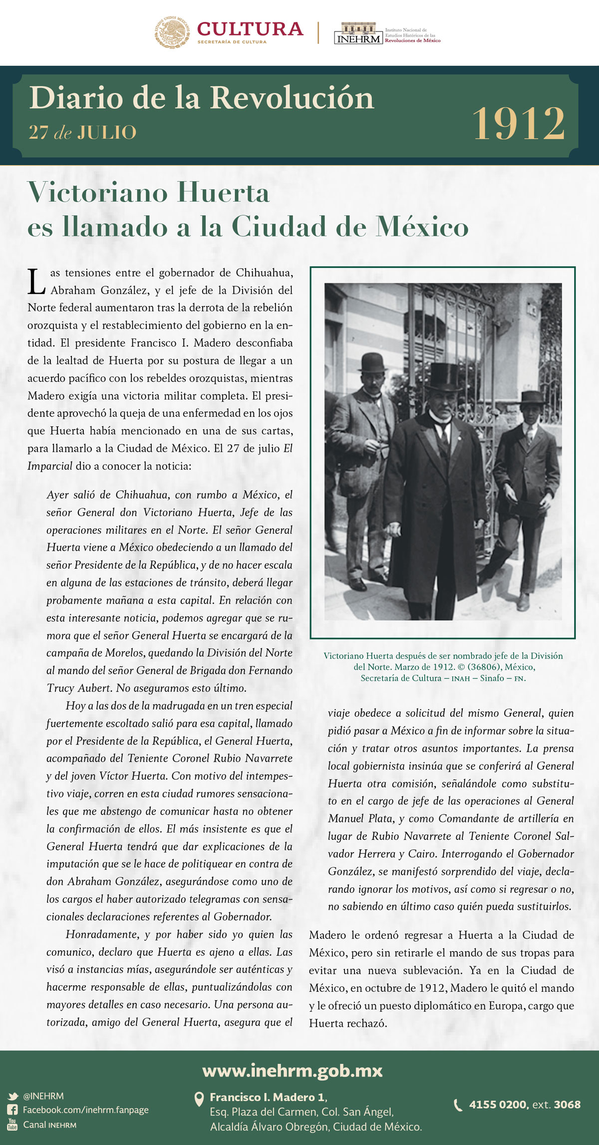27 de julio 1912