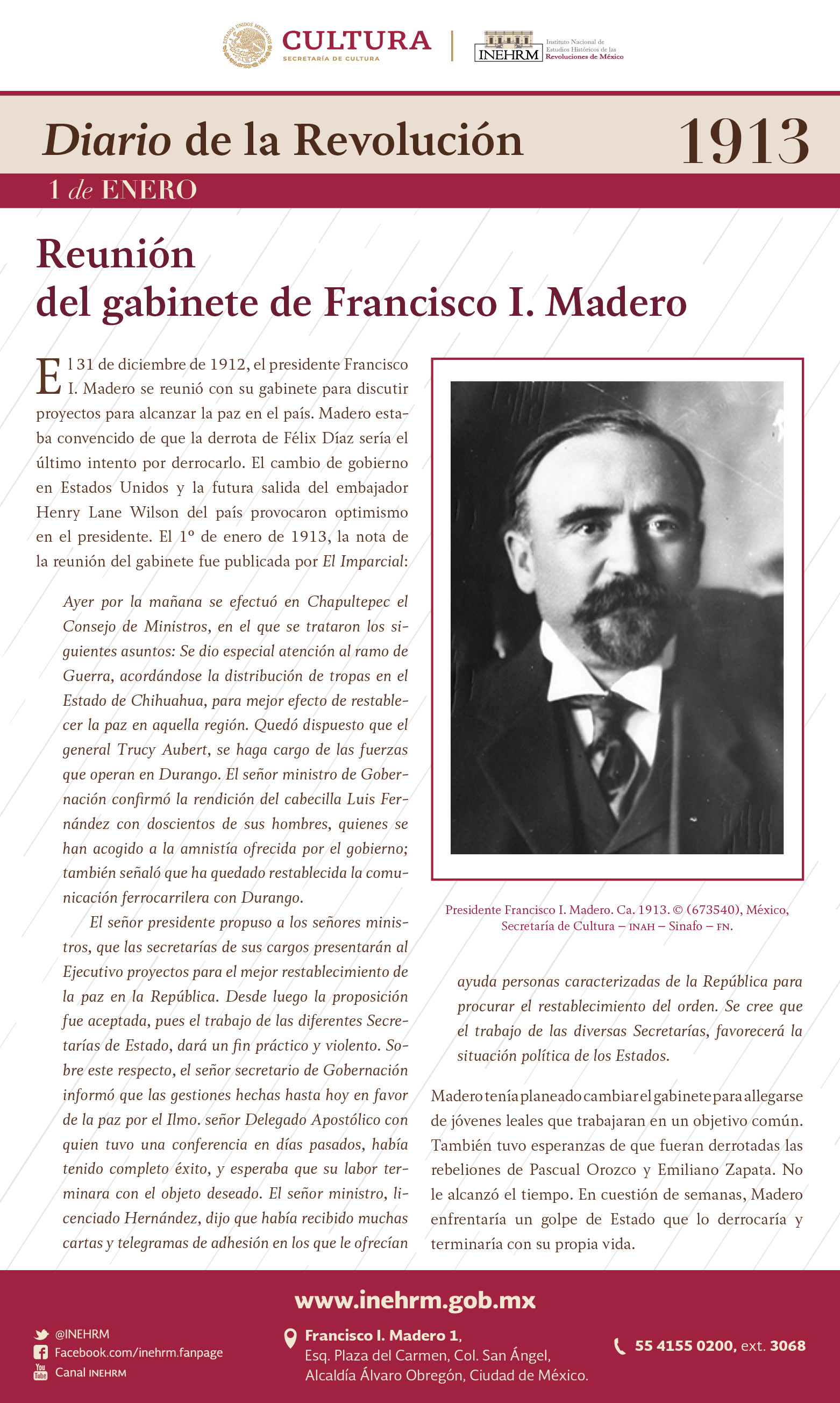 1 de enero 1913