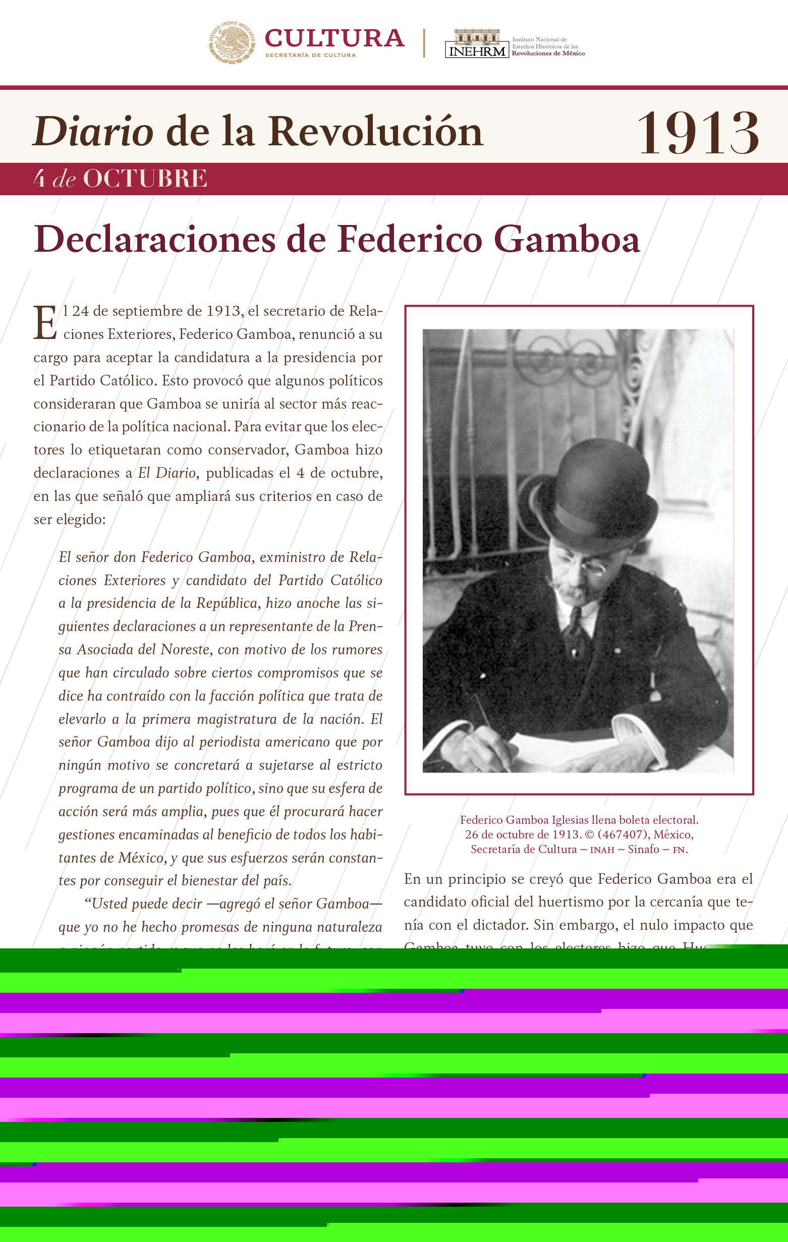 4 de octubre 1913