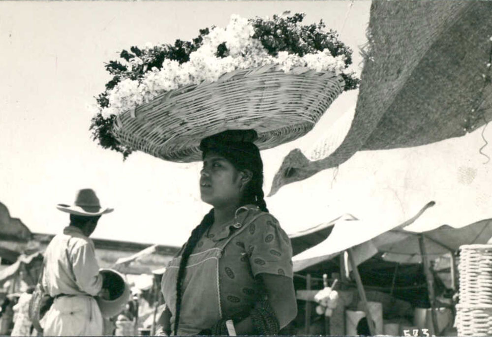 Vendedora de flores.
