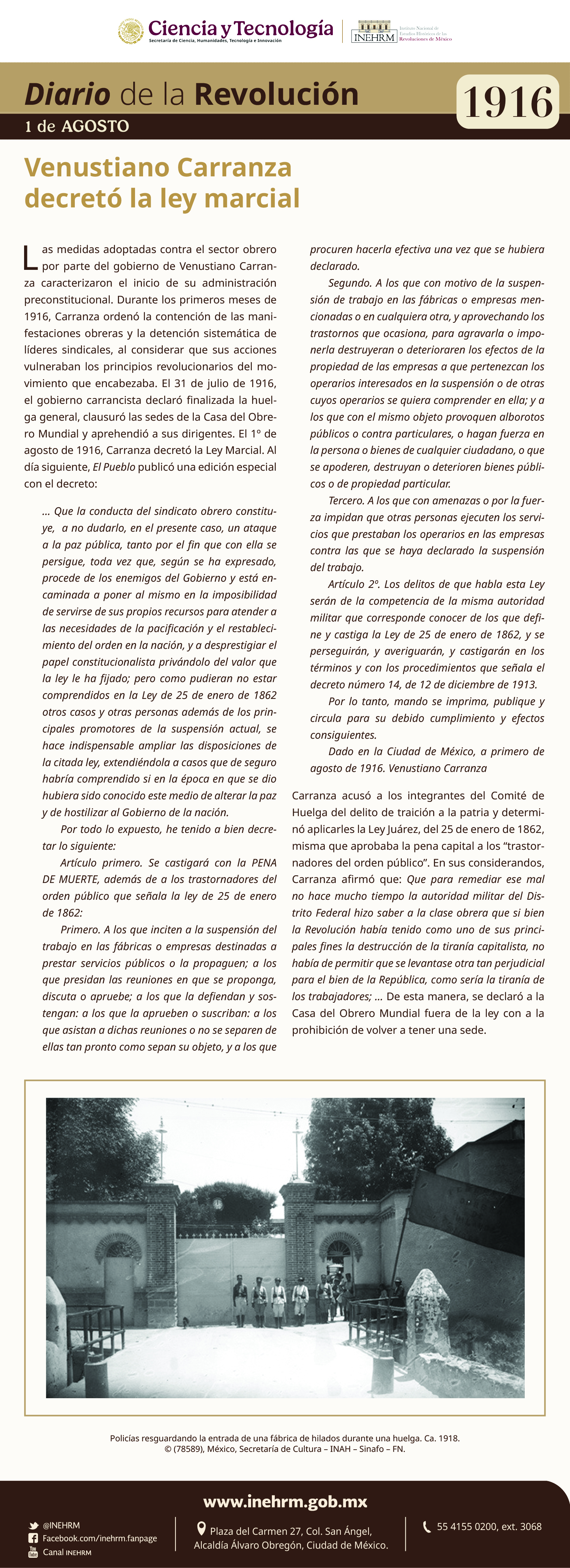 1 de agosto de 1916