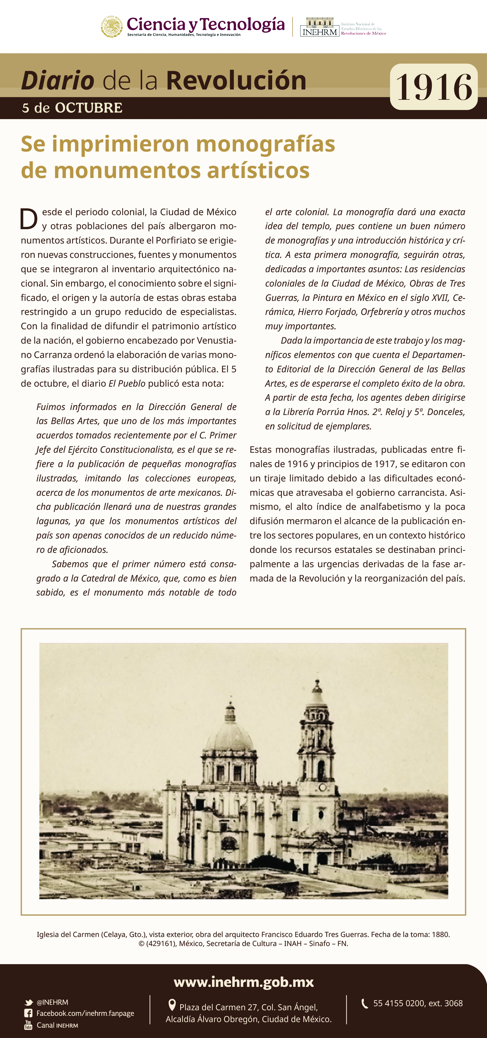 5 de octubre 1916