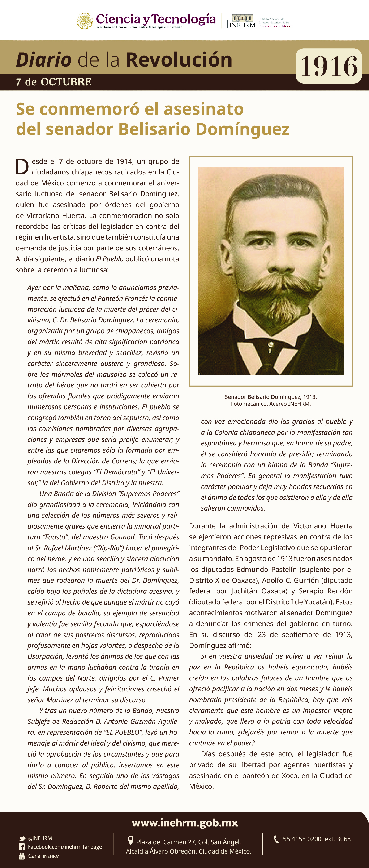 7 de octubre 1916