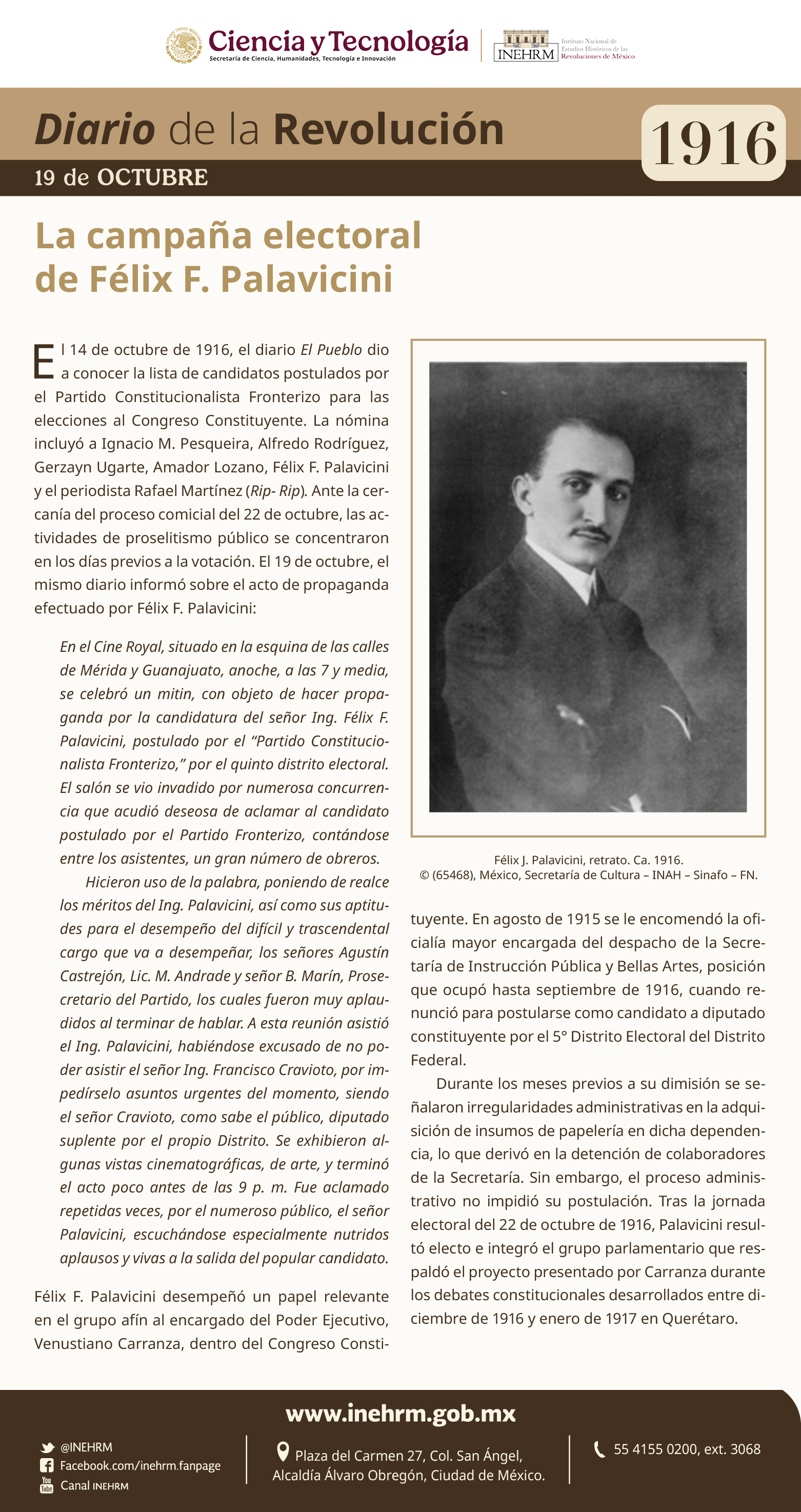 19 de octubre 1916